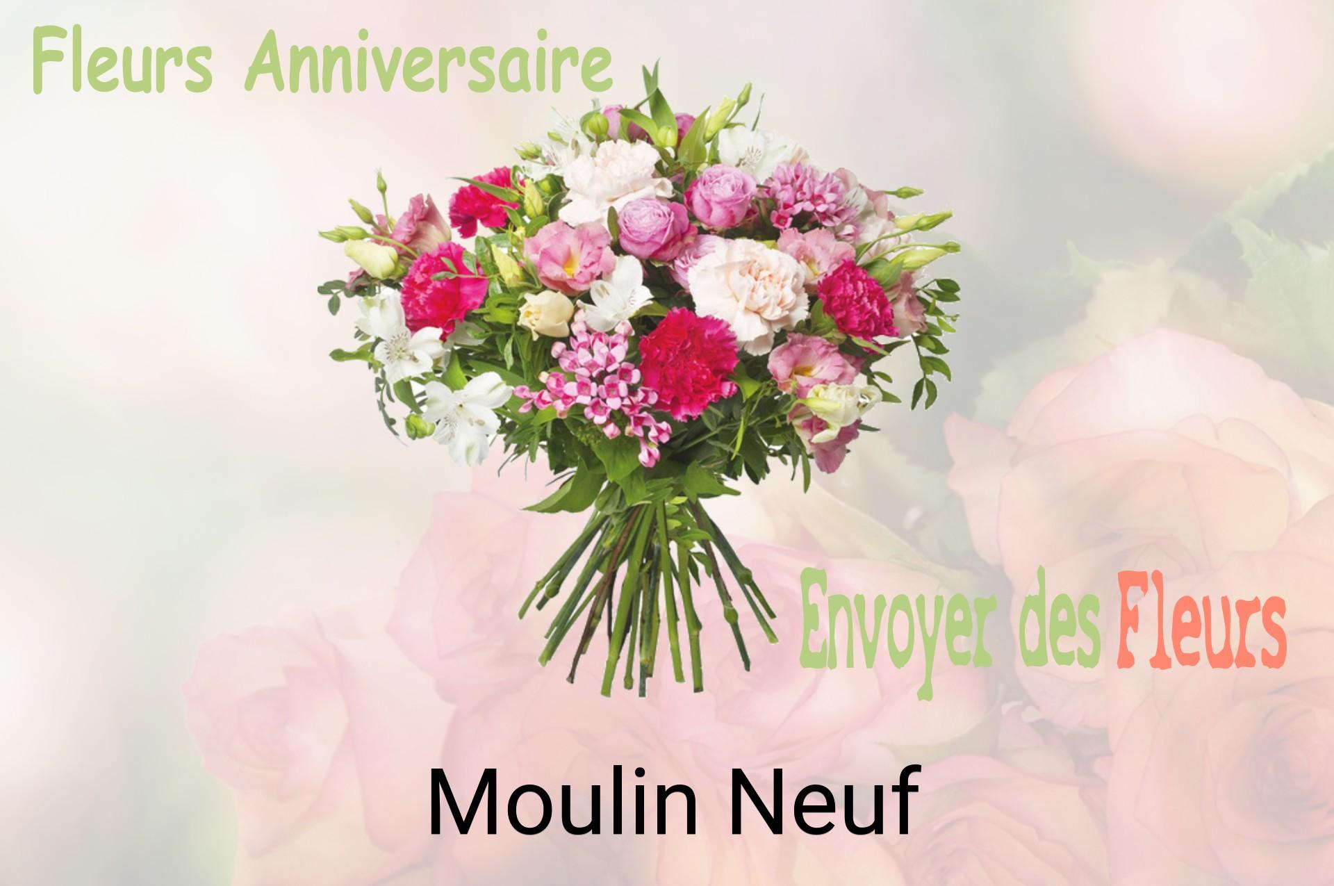 Bouquet de fleurs d’anniversaire livré à Moulin-Neuf